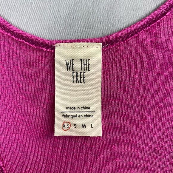 We The Free Karmen Tank Women’s Size Medium Pink - Picture 3 of 6